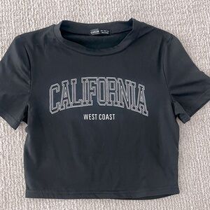 Black California Graphic Tee